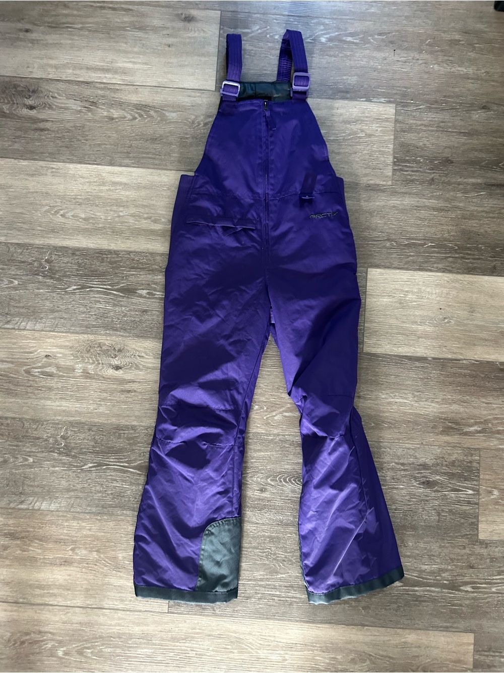 Arctix Purple Girl's Snow Bib Pants with Adjustable Straps
